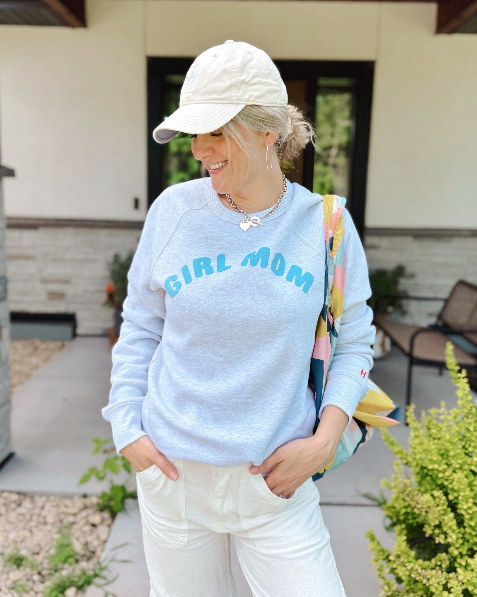 This Girl Mom crew from @homage just feels right — cozy, honest, and a little loud (kind of like my life these days 😉). I styled it with relaxed pants from @unionbaybrand and a printed tote from @kindbaglondon that brings all the color and holds all the things — snacks, makeup , and probably a few crushed crackers.

I couldn’t link this exact bag on LTK, but I found a couple cute, similar prints and dropped them there for you. Because let’s be real, a fun tote always completes the outfit and makes room for real life.

#LTKFindsUnder100 #LTKOver40 #LTKStyleTip