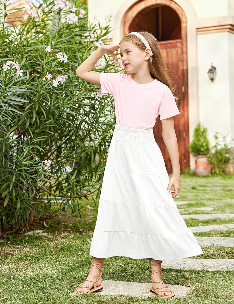  
Visit the Store, Arshiner
Arshiner
Visit the Store
4.6  48
Arshiner Girls Maxi Skirt Summer Linen High Waist Tiered Boho Skirts with Pockets
 
 
 
 
 
Arshiner Girls Maxi Summer Skirt Arshiner Online Store
-0:30
 
 
Color: White
 

Current Price is . $24.99
 

Current Price is . $24.99
 

Current Price is . $24.99
Size:
11-12 Years
Size guide

 
5-6 Years
 
7-8 Years
 
9-10 Years
 
10-11 Years
 
11-12 Years
Based on the time since your last purchase in Kids, 11-12 Years will fit best.
Delivery
Pickup
$24.99 $24.99
FREE Returns
FREE pickup August 19 - 21 for Prime members
Whole Foods Market - Lancaster - Lancaster 17601
 
Add to Cart

Buy Now
Ships from
Amazon
Sold by
Arshiner Online Store
Returns
30-day refund/replacement
Packaging
Ships in product packaging
Payment
Secure transaction
See more
Send as a gift. Include custom message
Add to List
 | Amazon (US)