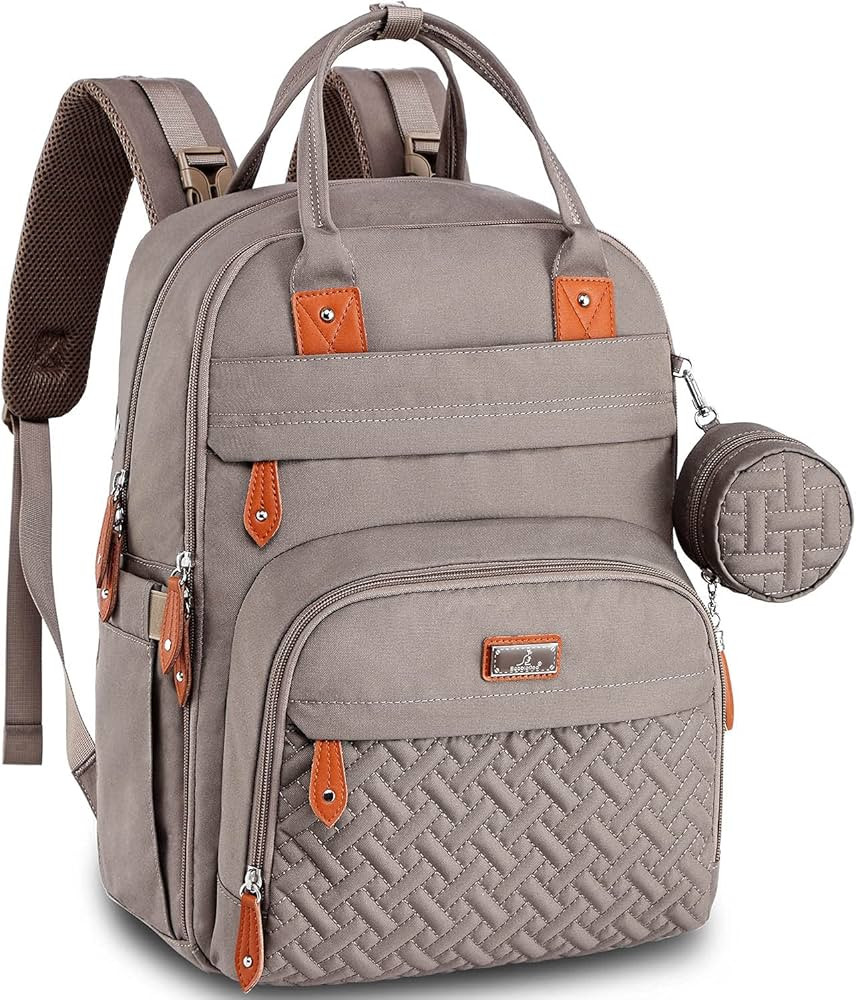 BabbleRoo Diaper Bag Backpack - Baby Essentials Travel Bag - Multi function Waterproof Diaper Bag... | Amazon (US)