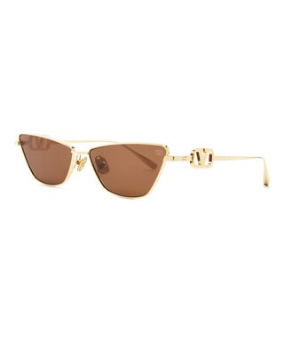 V Logo Sign Sunglasses | FWRD 