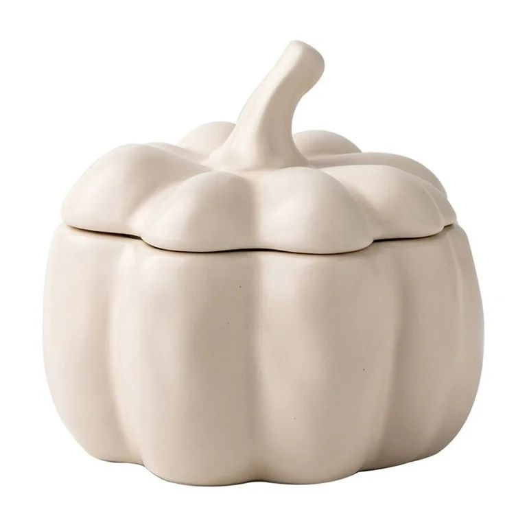 ZToonmas Halloween Pumpkin Soup Bowls with Lid, 4.5 inch Ceramic Bowl Soup Cup Stewed Dessert Bow... | Walmart (US)