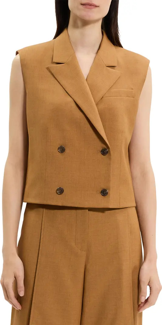 Double Breasted Crop Vest | Nordstrom