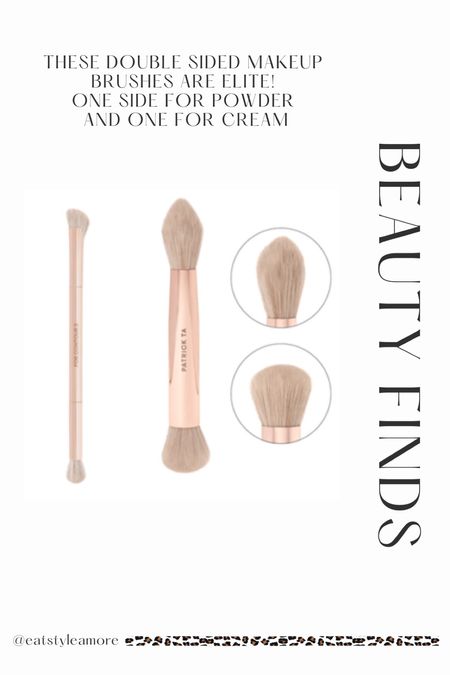 These makeup brushes are a gamechanger! Especially if you use both cream and powder products 

#LTKbeauty