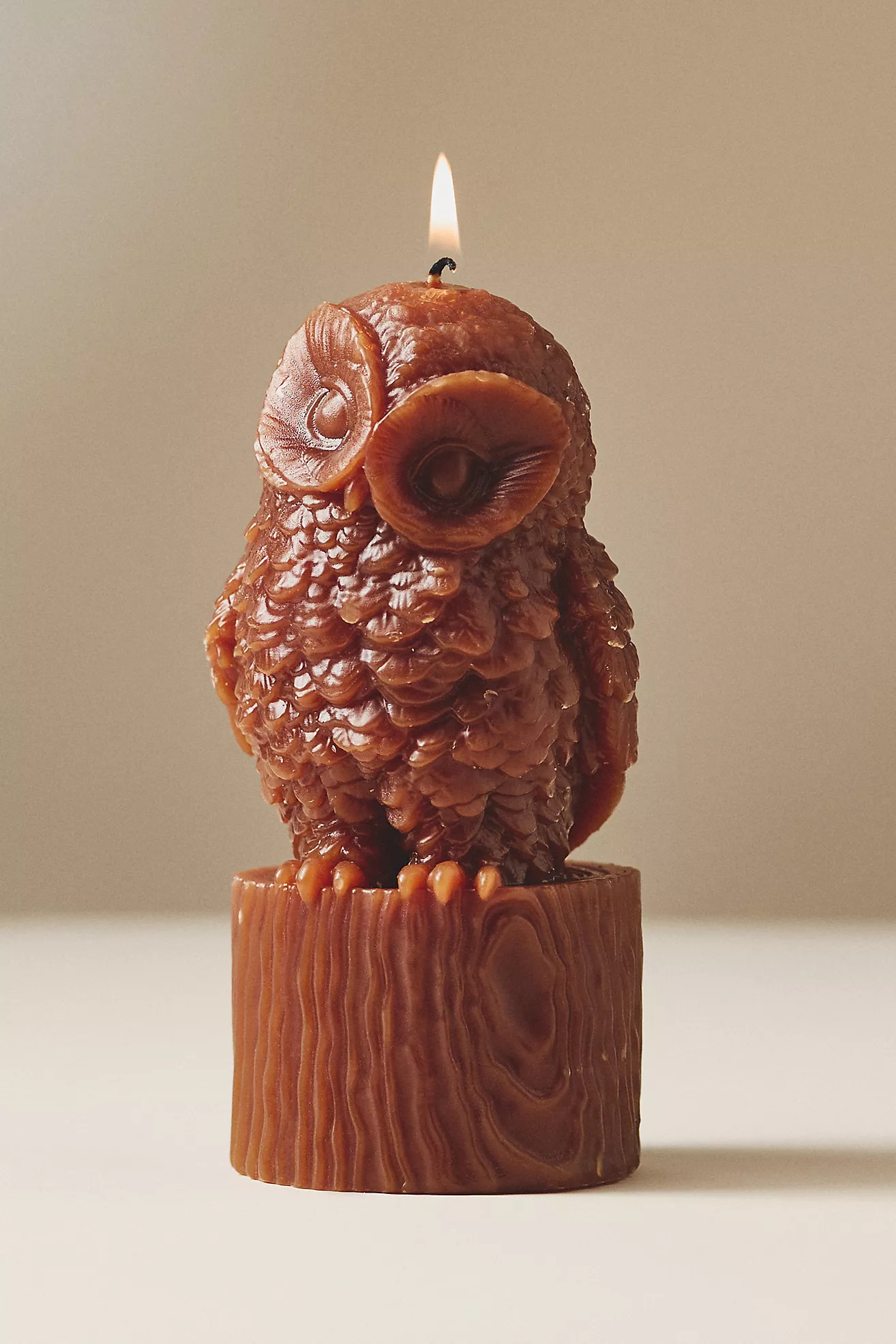 Owl Shaped Decorative Candle | Anthropologie (US)