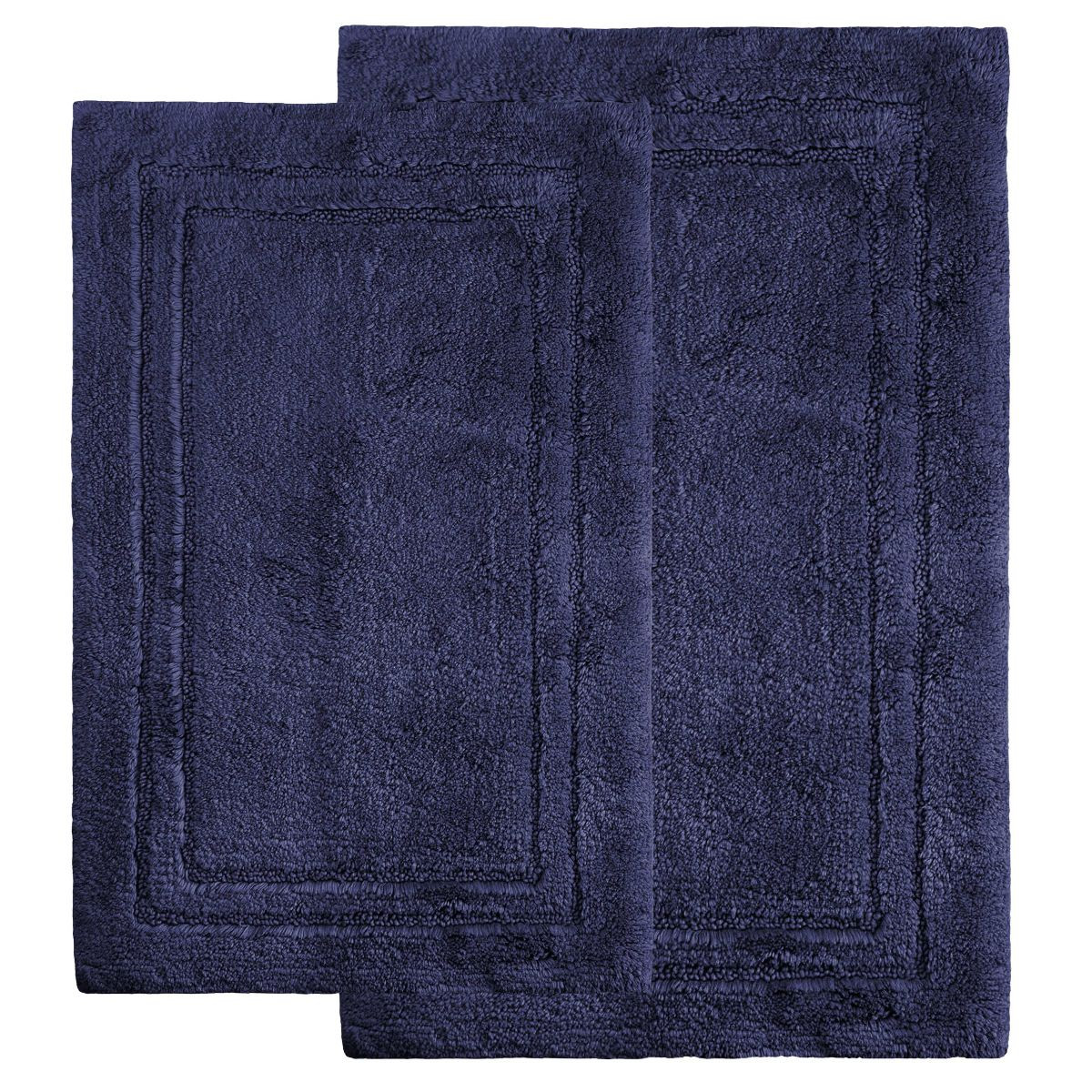 Non-Slip Machine Washable Solid Cotton 2 Piece Bathroom Rug Set by Blue Nile Mills | Target