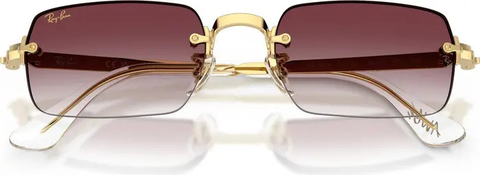 54mm Gradient Oval Sunglasses | Nordstrom