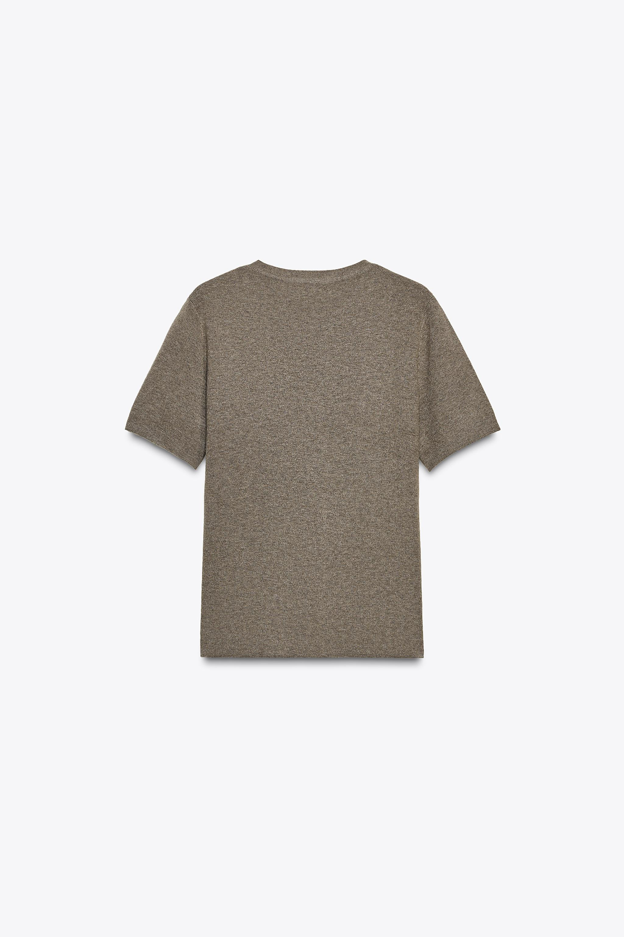 SHORT SLEEVE SOFT FEEL JUMPER | Zara US