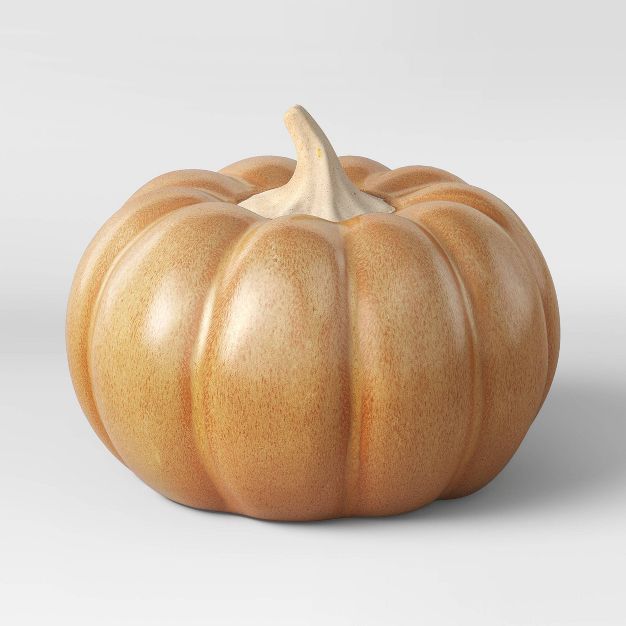 Medium Ceramic Pumpkin Orange - Threshold™ | Target