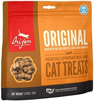 ORIJEN Freeze Dried Cat Treats, Grain Free, Natural and Raw Animal Ingredients | Amazon (US)