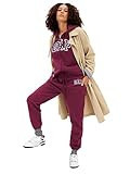 GAP Womens Logo Fleece Joggers Sweatpants, Ruby Wine, X-Large US | Amazon (US)