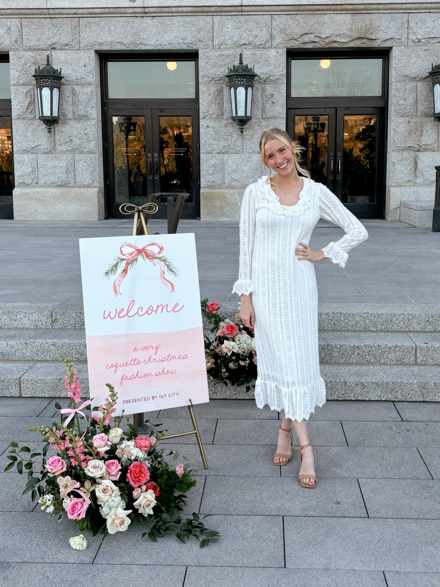 In love with this dress from Ivy City Co! The details are EVERYTHING 🤍🎀

#LTKStyleTip #LTKWedding #LTKHoliday