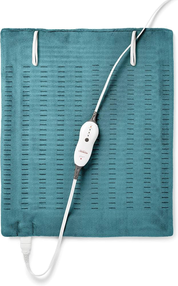 Sunbeam Heating Pad for Back, Neck, and Shoulder Pain Relief with Auto Shut Off, XXL Large 20 x 2... | Amazon (US)