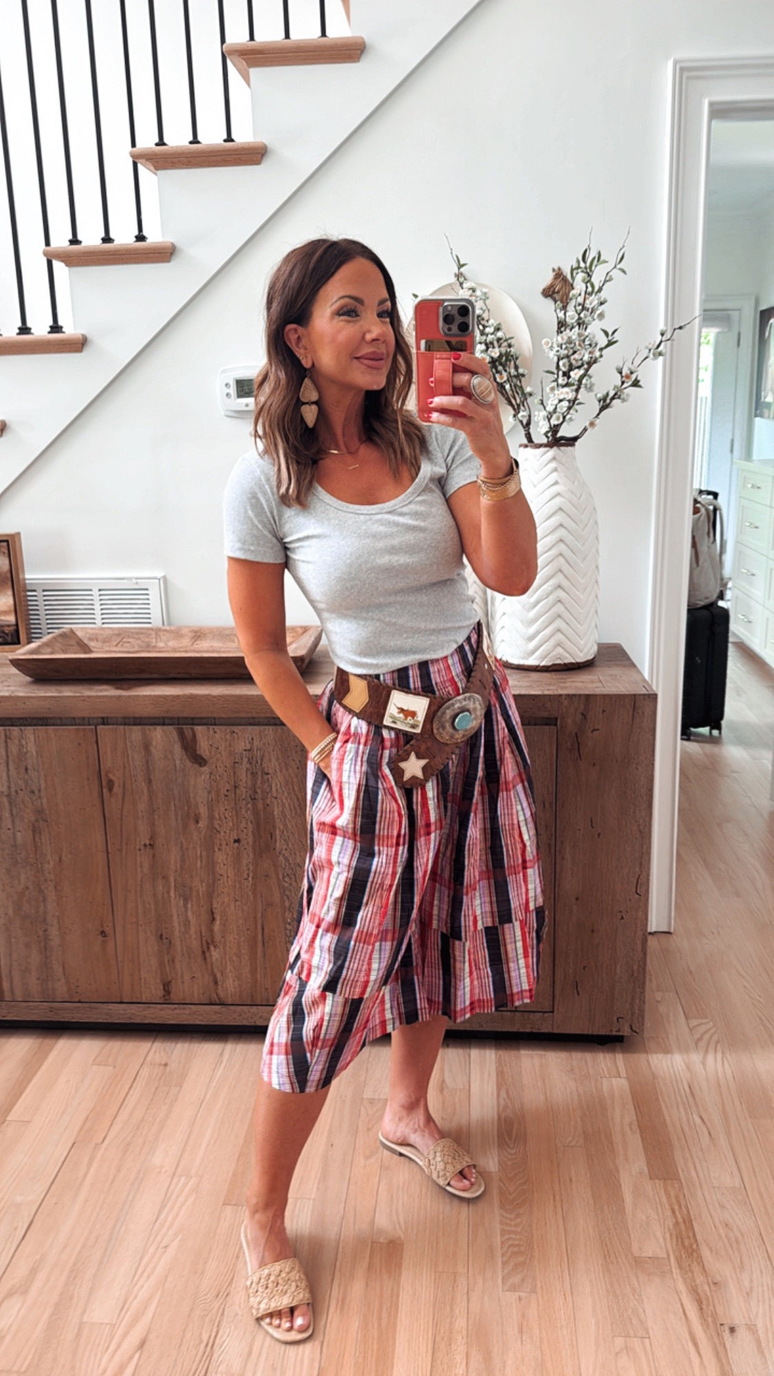 amazon scoop neck ribbed fitted tee and flowy capri’s linked! 

#LTKSeasonal #LTKSummerEdit #LTKSaleAlert