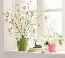 Faux Spring Bloom Potted Tree | Pottery Barn (US)