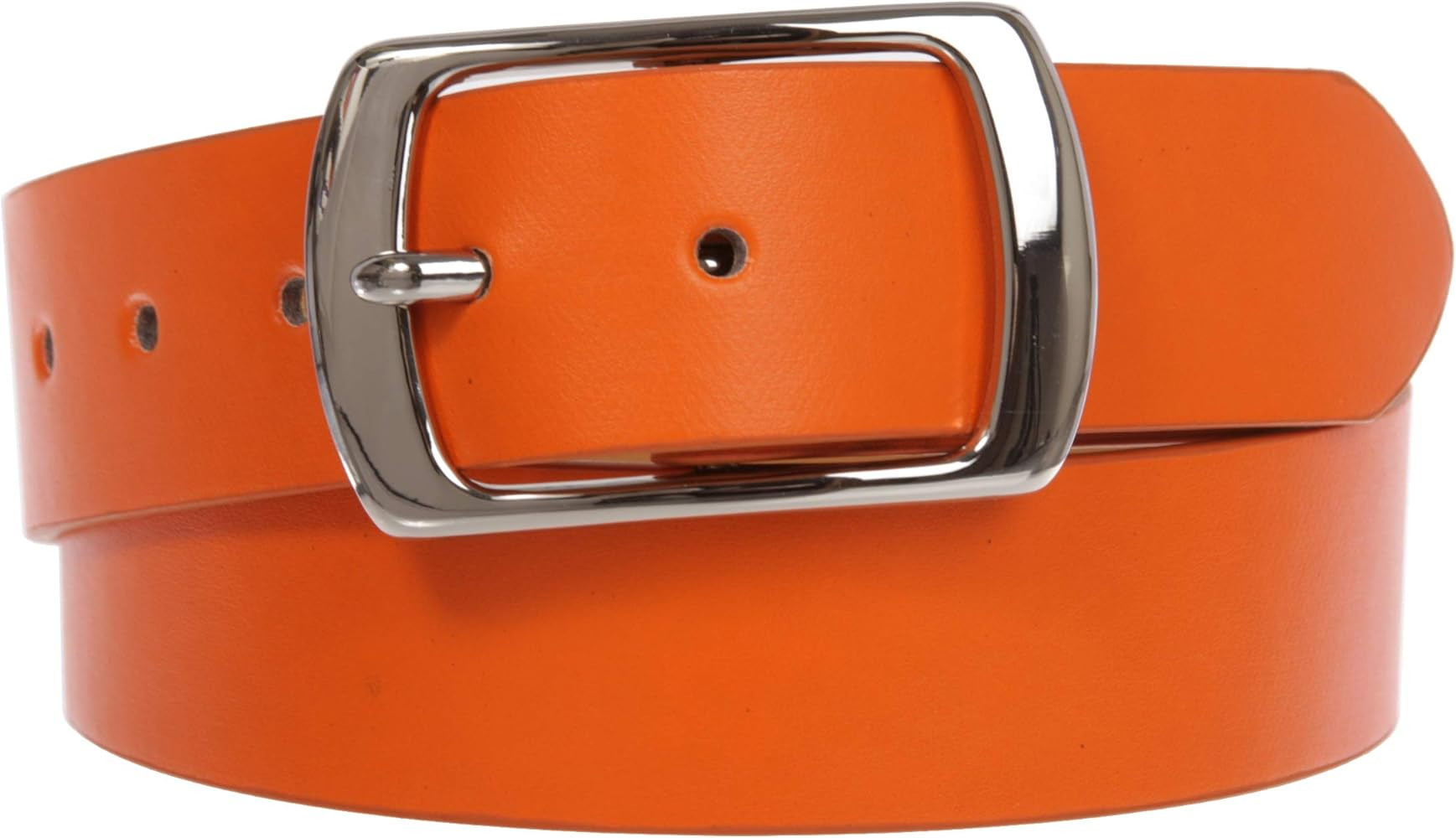 Women Casual PU Leather Dress Belt With Square Single Prong Buckle | Amazon (US)