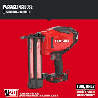 CRAFTSMAN 2-in 18-Gauge Cordless Brad Nailer | Lowe's