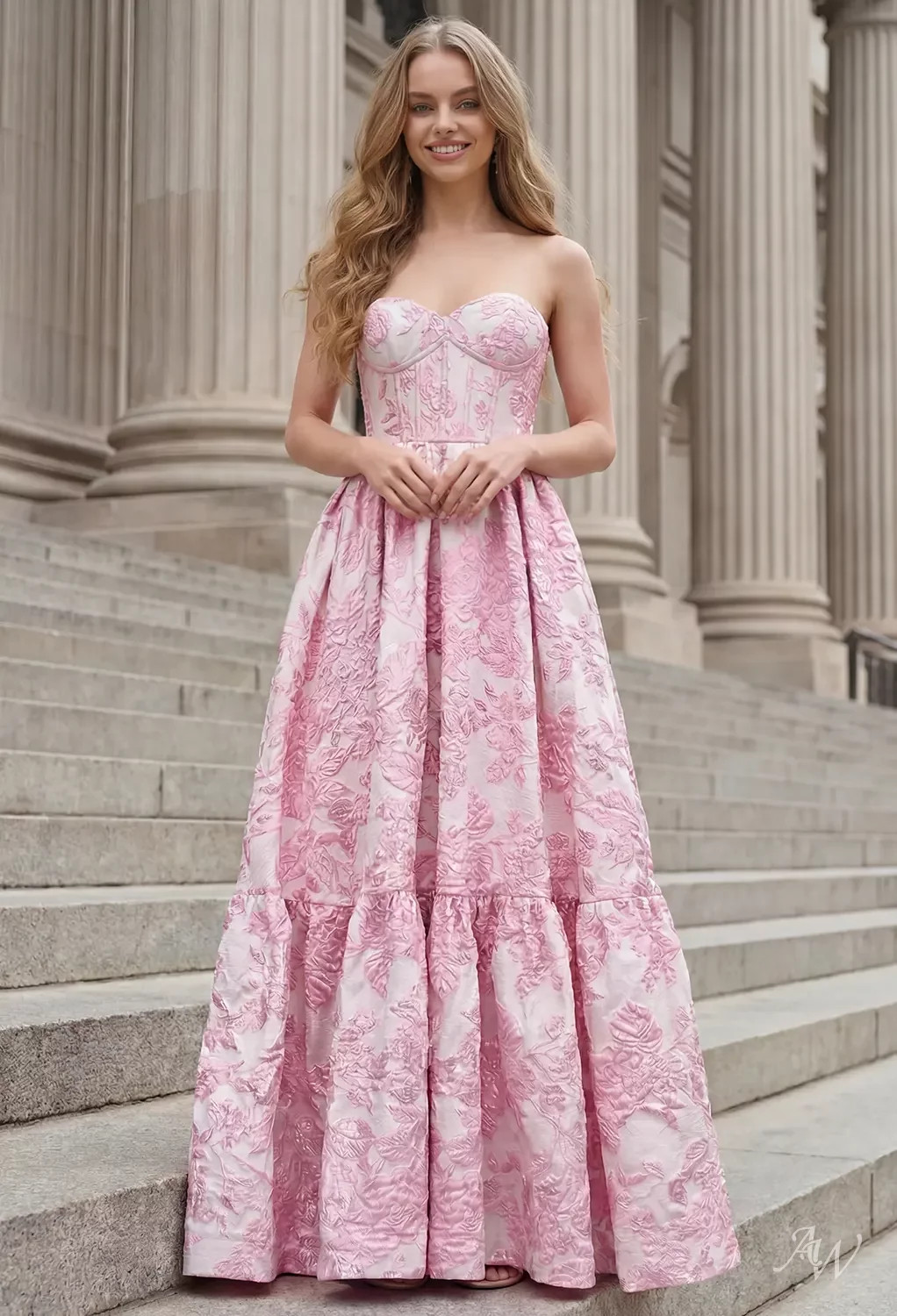 Pink Bridal Dress | AW Bridal