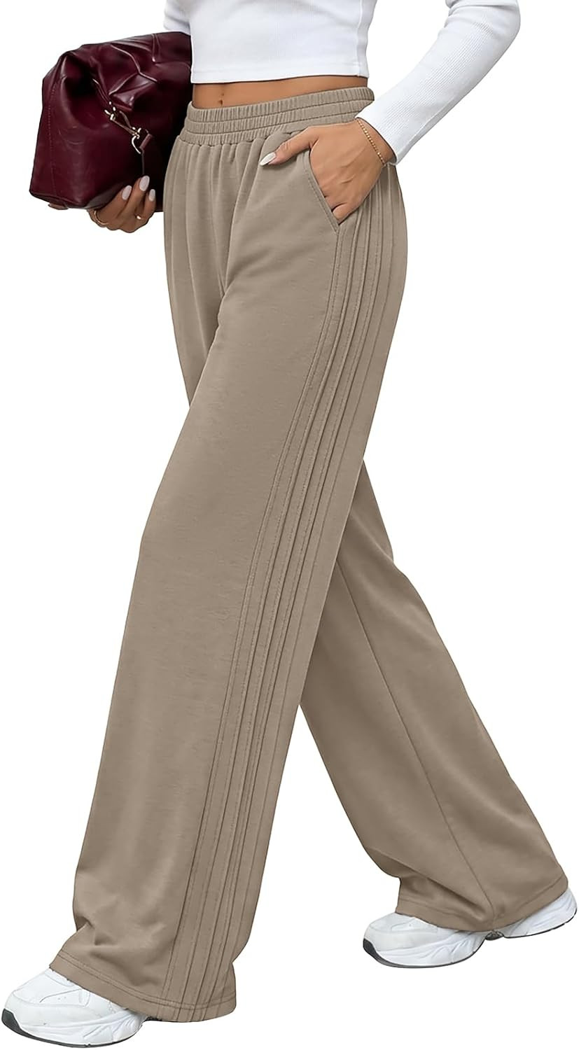 WIHOLL Sweatpants Women Wide Leg Casual Lounge Baggy Sweat Pants | Amazon (US)