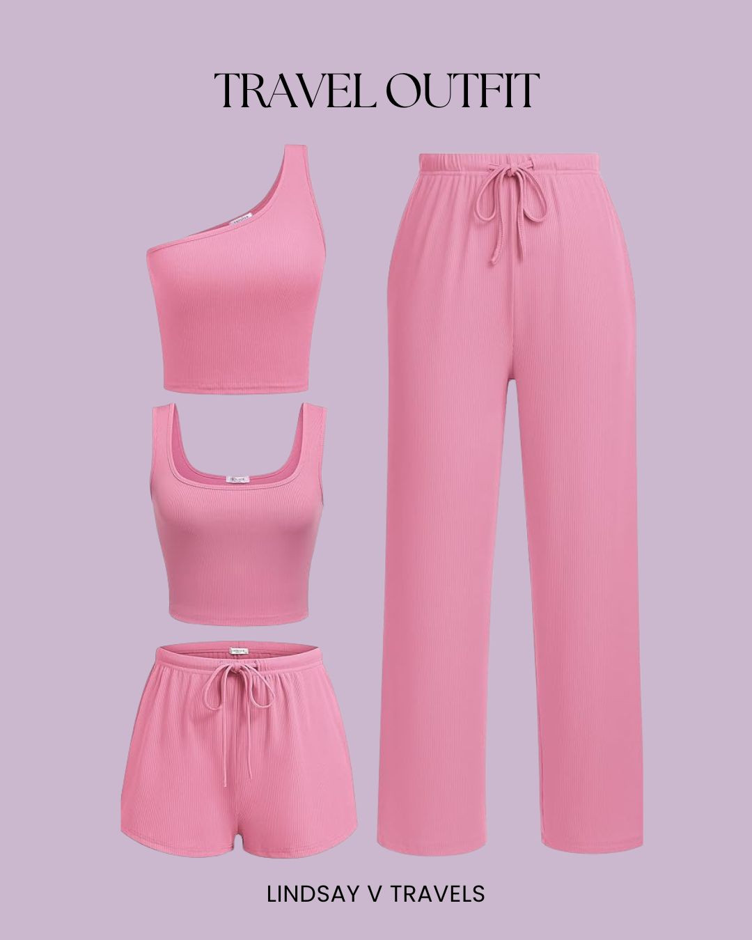 Pretty in pink 🌸 This set is the cutest mix of comfy + chic. Perfect for lounging, travel, or errands.

#LTKFindsUnder100 #LTKFallSale #LTKSeasonal