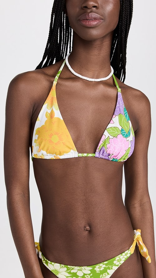 Elora String Tri Bikini Top | Shopbop
