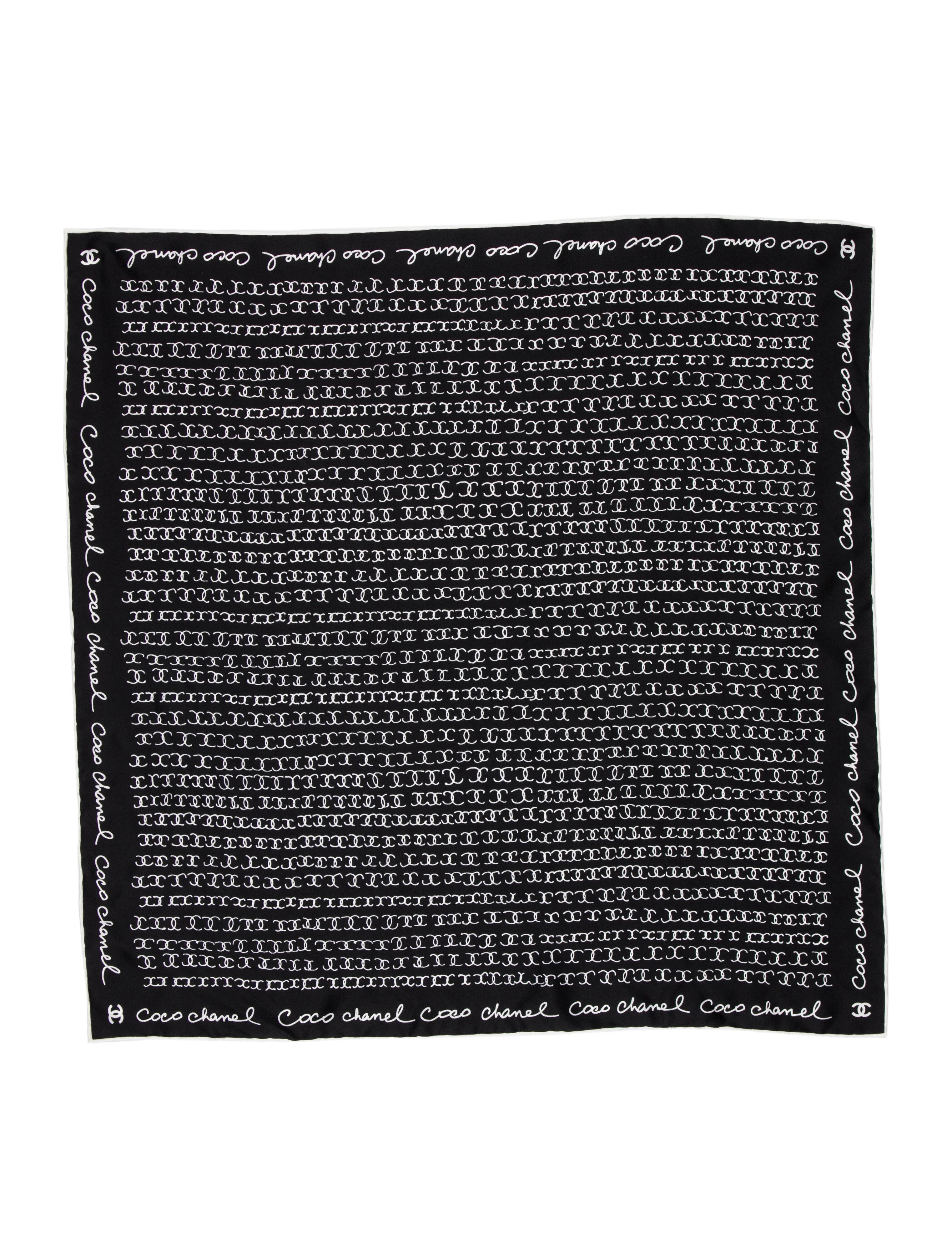 Chanel Silk Scrunchie & Scarf Set - Black Hair Accessories, Accessories - CHA1356400 | The RealRe... | The RealReal