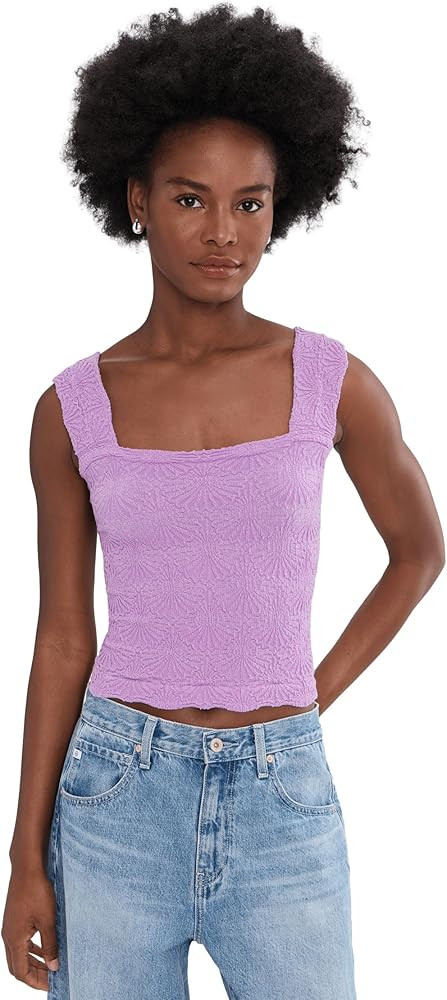 Free People Women's Love Letter Cami Fp Bubble Tea X-Small Small | Amazon (US)