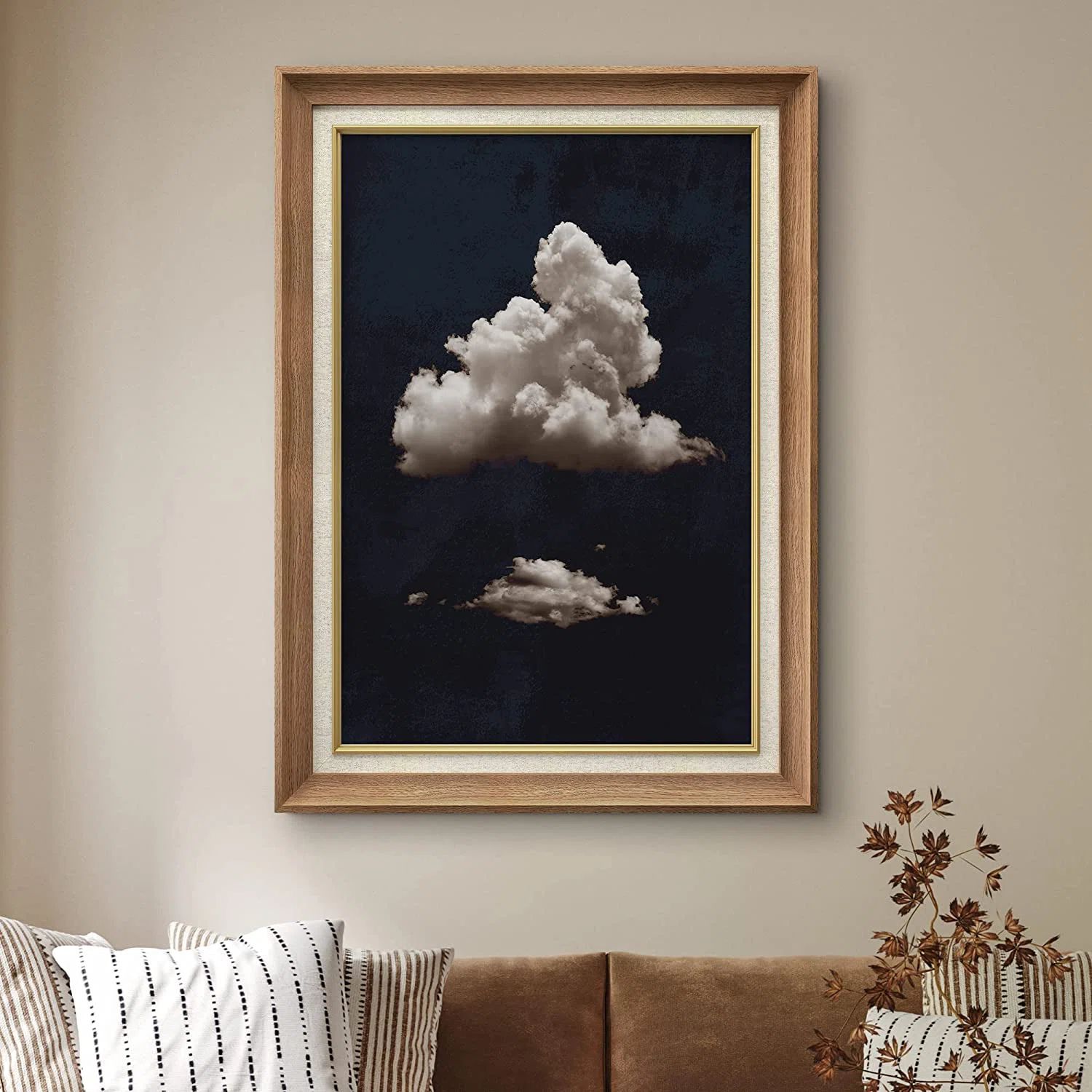 " Pastel Dark Duotone Storm Clouds In Sky " | Wayfair North America