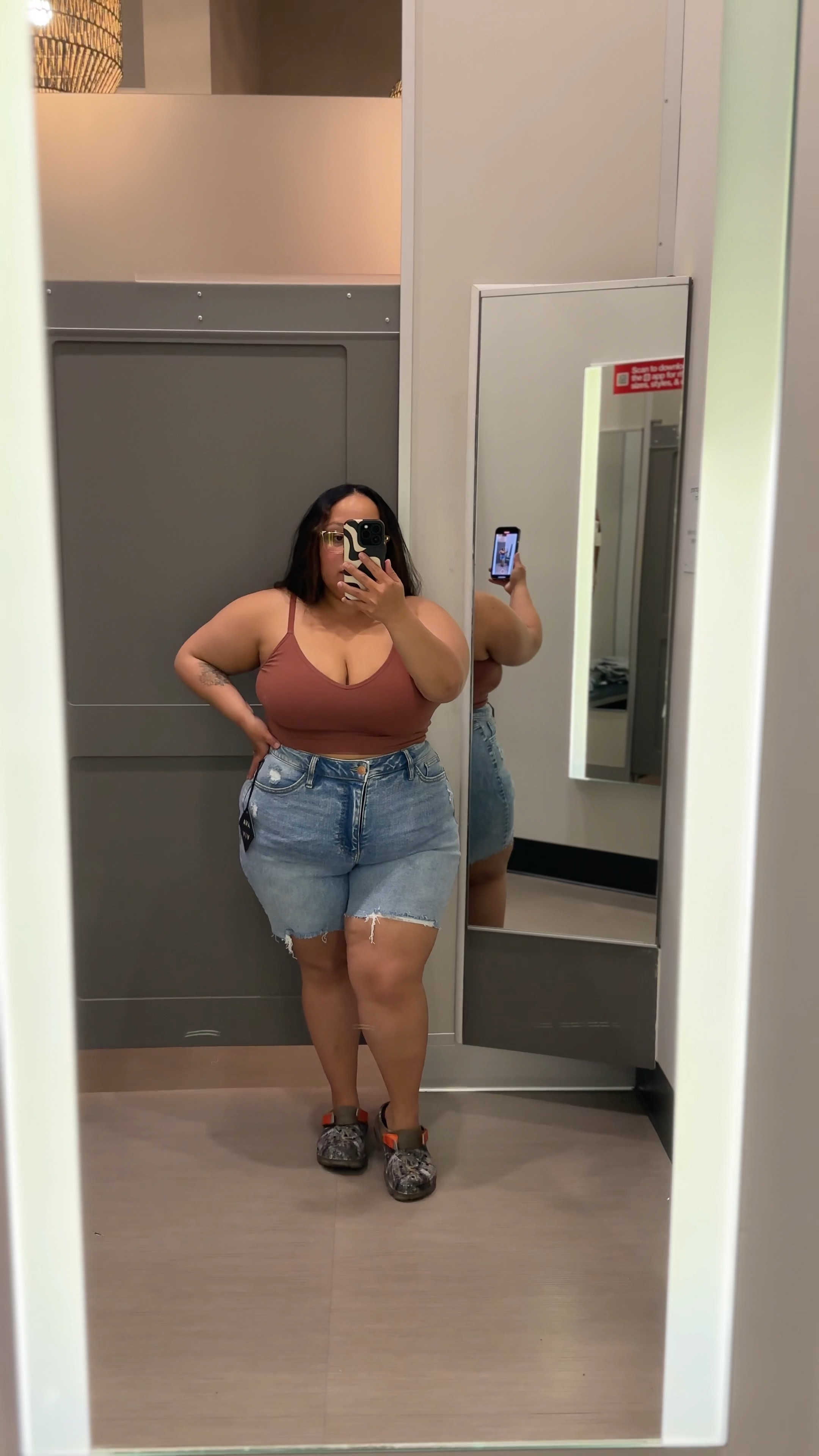 Target Curvy Girl Denim Jean Shorts 

Wearing these in a size 16W

#LTKSeasonal #LTKcurves