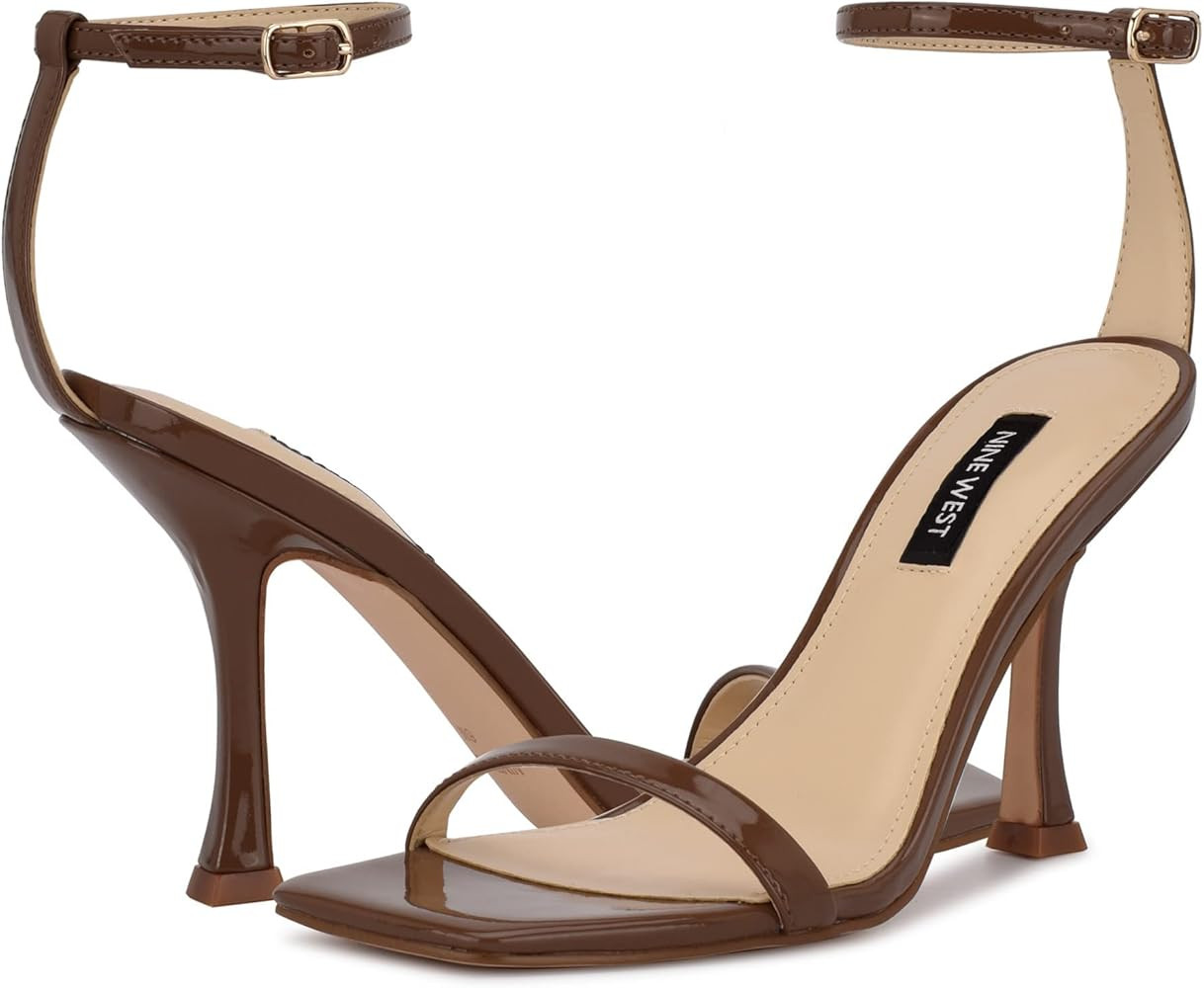 NINE WEST Women's Yess2 Heeled Sandal | Amazon (US)