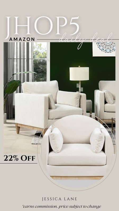 Amazon daily deal, save 22% on this gorgeous velvet accent chair. Amazon Home, Amazon living room furniture, accent chair, velvet chair, Amazon deal

#LTKsalealert #LTKhome #LTKstyletip