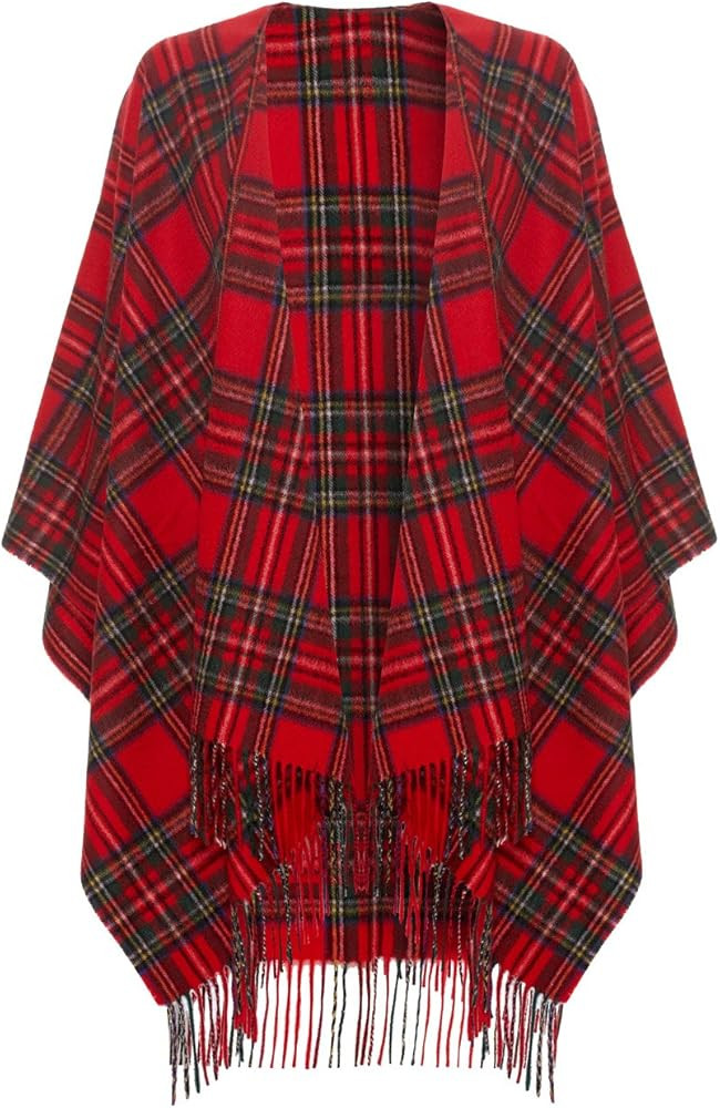 Shepherds Land 100% Lambswool Ruana | Amazon (US)