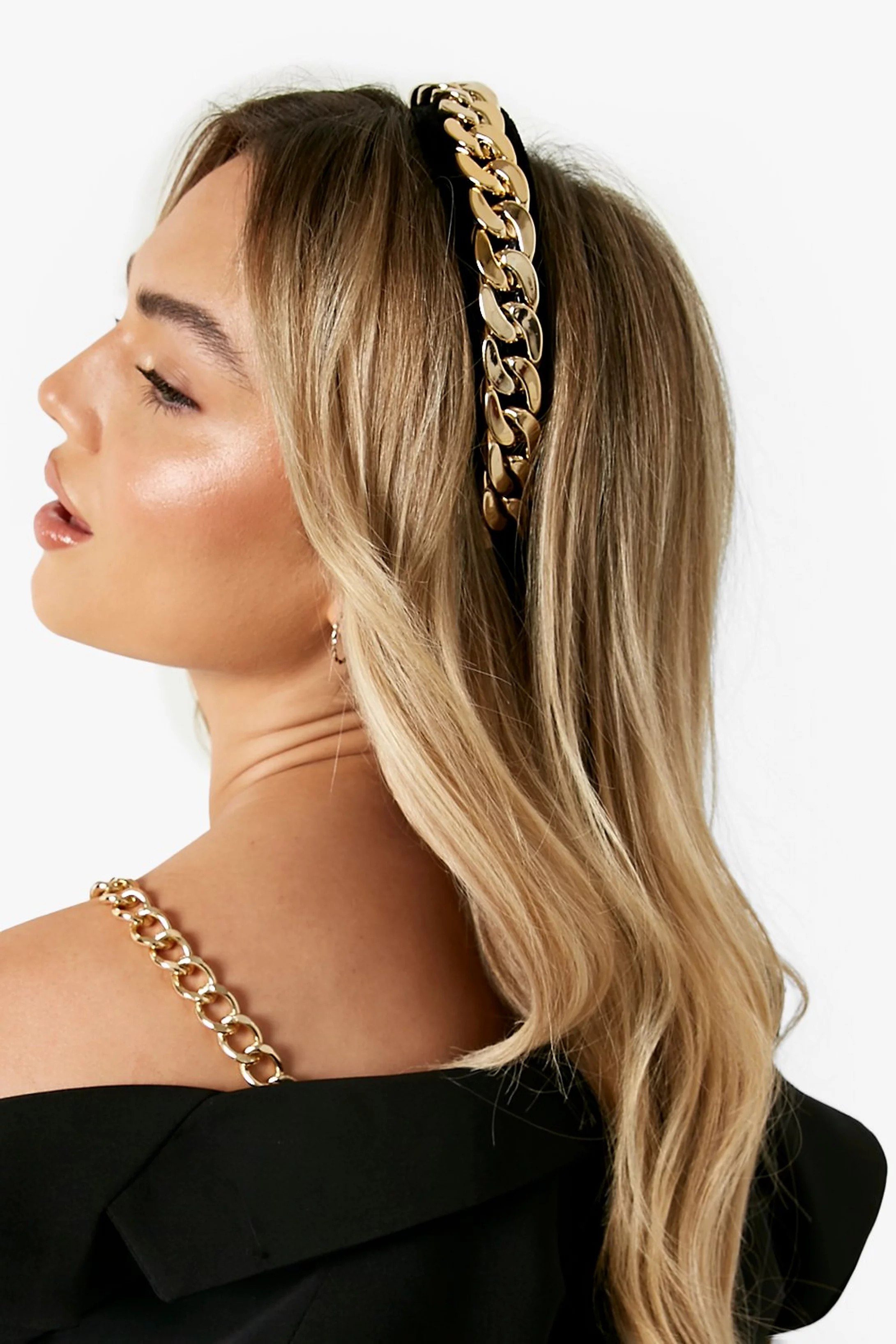 Chunky Chain Headband | Boohoo.com (UK & IE)