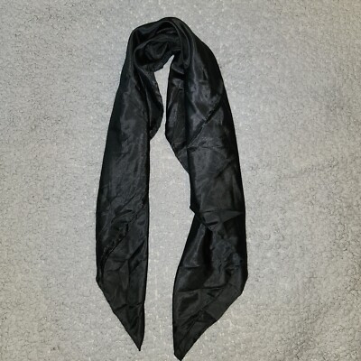 Wyoming Traders Wild Rag Bandana Silk Scarf - Black - 30x30 Cowboycore Western  | eBay | eBay US