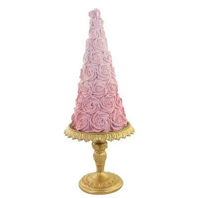 Home Decor 12.0 Inch 12.00 Inch Pink Rosette Tree , Tabletop Wedding Bridal Holiday (1PC) | Target