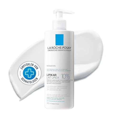La Roche-Posay Lipikar Urea 10% Roughness Smoothing Lotion, Body Lotion For Dry Skin With 10% Urea + Shea Butter + Allantoin, Rough And Bumpy Skin Lotion, Softens & Smooths Skin With 1 Application | Amazon (US)