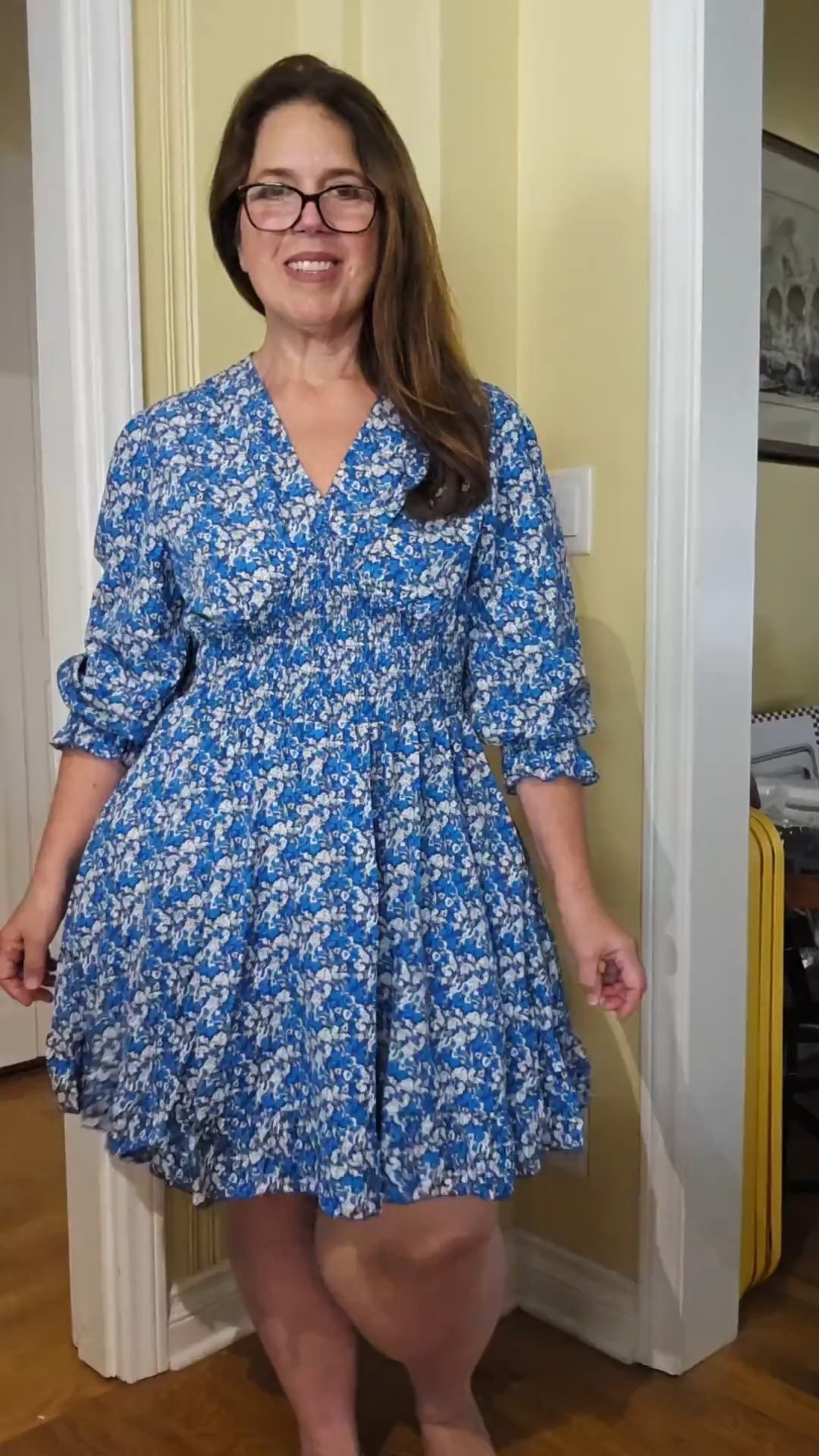 Fall feelings in full effect.

3/4 sleeves, v-neck, smocked waist, ruffled hem and a wonderful flouncy silhouette create this lovely floral print knee length dress available in 4 colors.

This one won’t last, so don’t wait!


#LTKNYFW #LTKFallSale #LTKOver40