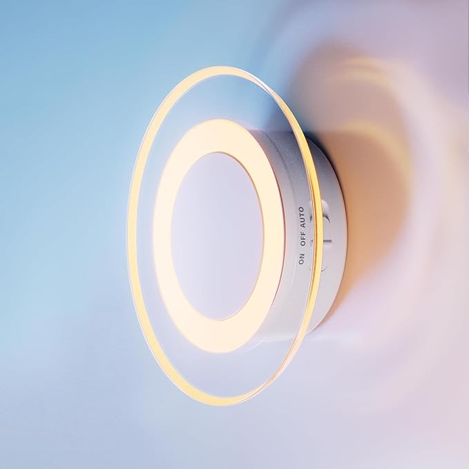 Magnetic Motion Sensor Night Light with Stick-On Base, Cruise Rechargeable Battery Powered Cordle... | Amazon (US)