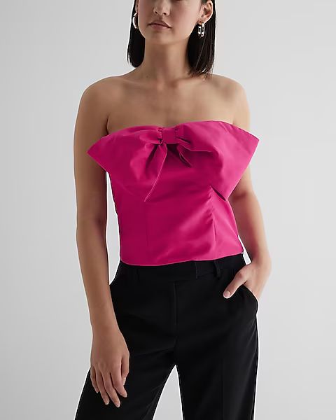 Strapless Bow Corset Tube Top | Express (Pmt Risk)