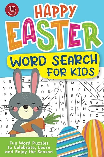Happy Easter Word Search for Kids: Fun Word Puzzles to Celebrate, Learn, and Enjoy the Season    ... | Amazon (US)