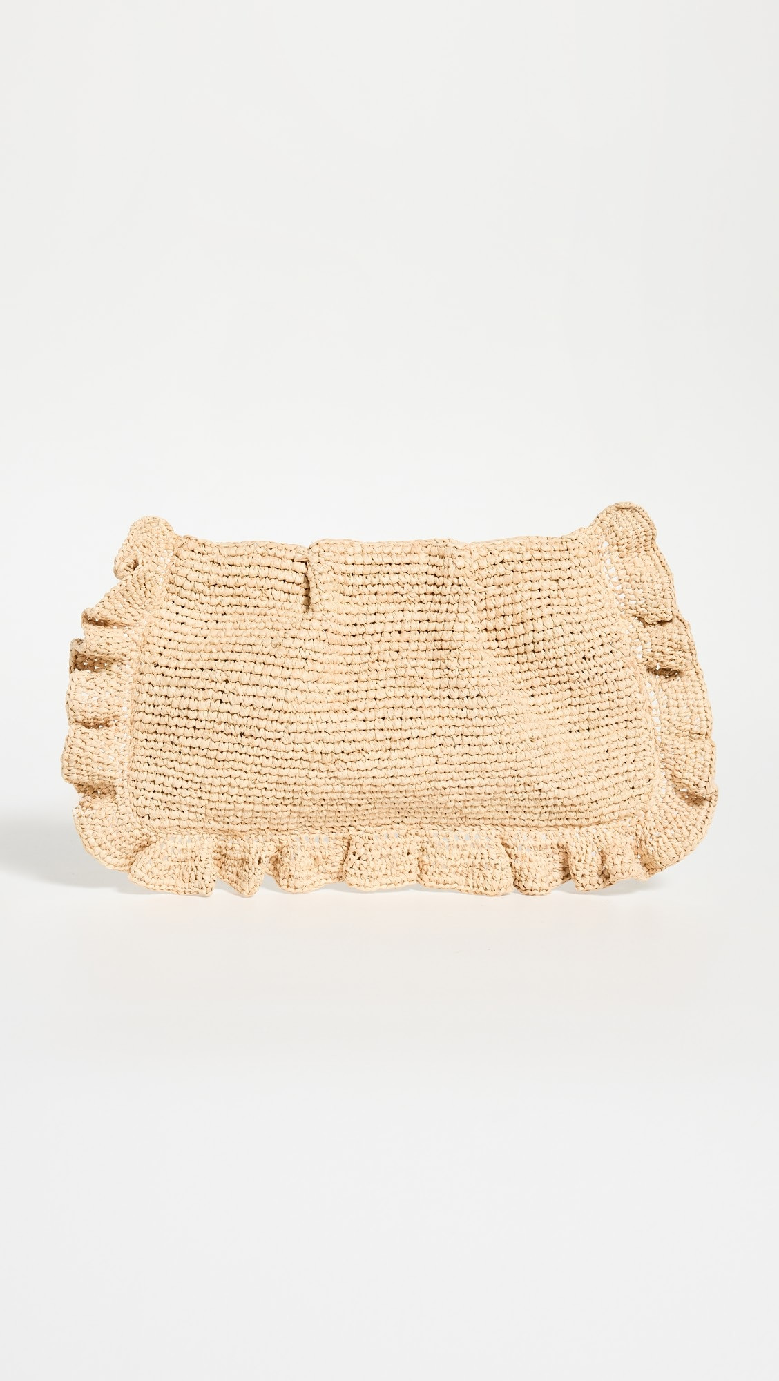 Mavis Ruffle Trim Flat Clutch | Shopbop