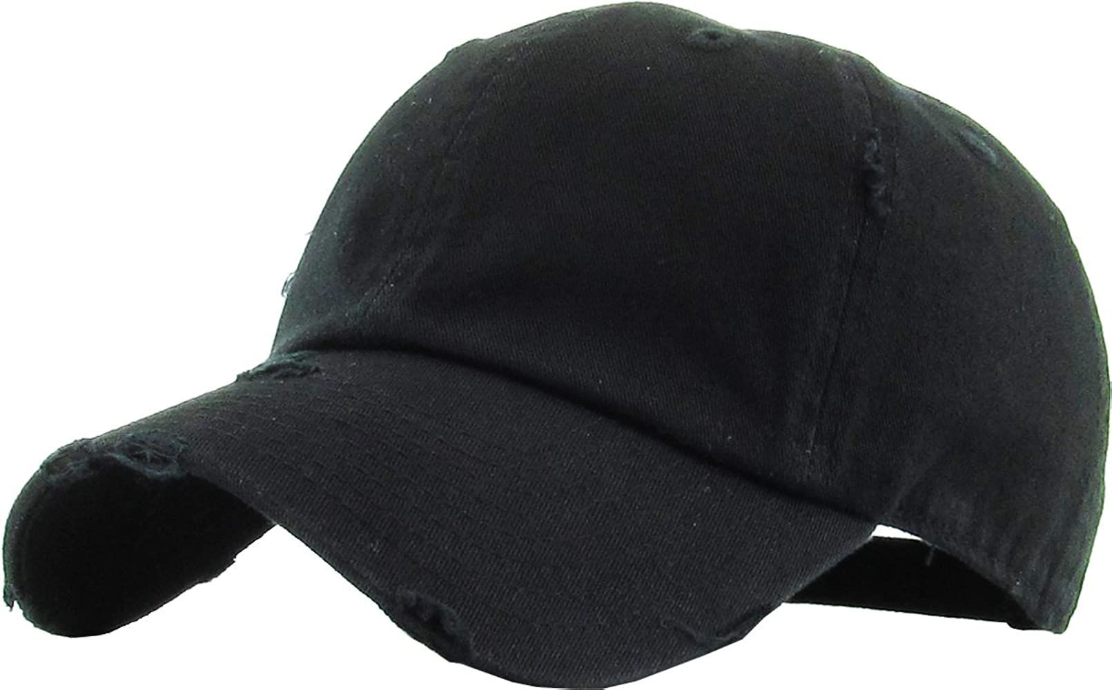 KBETHOS Vintage Washed Distressed Cotton Dad Hat Baseball Cap Adjustable Polo Trucker Unisex Styl... | Amazon (US)