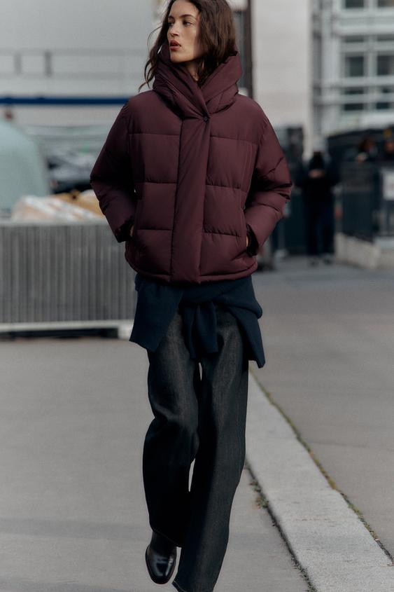 WATER REPELLENT WINDPROOF SHORT HOODIE ANORAK | Zara US