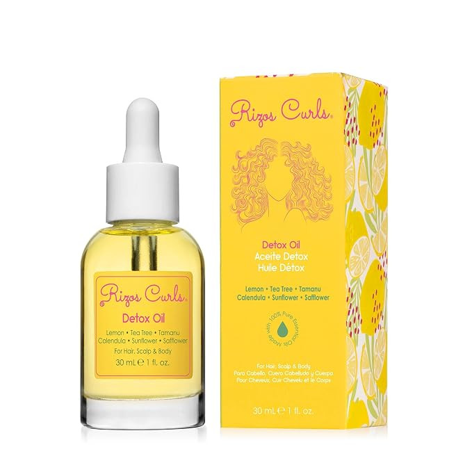 Rizos Curls Strength Oil for Hair, Scalp & Body: Fortifying Lavender & Flaxseed (1fl oz) | Amazon (US)