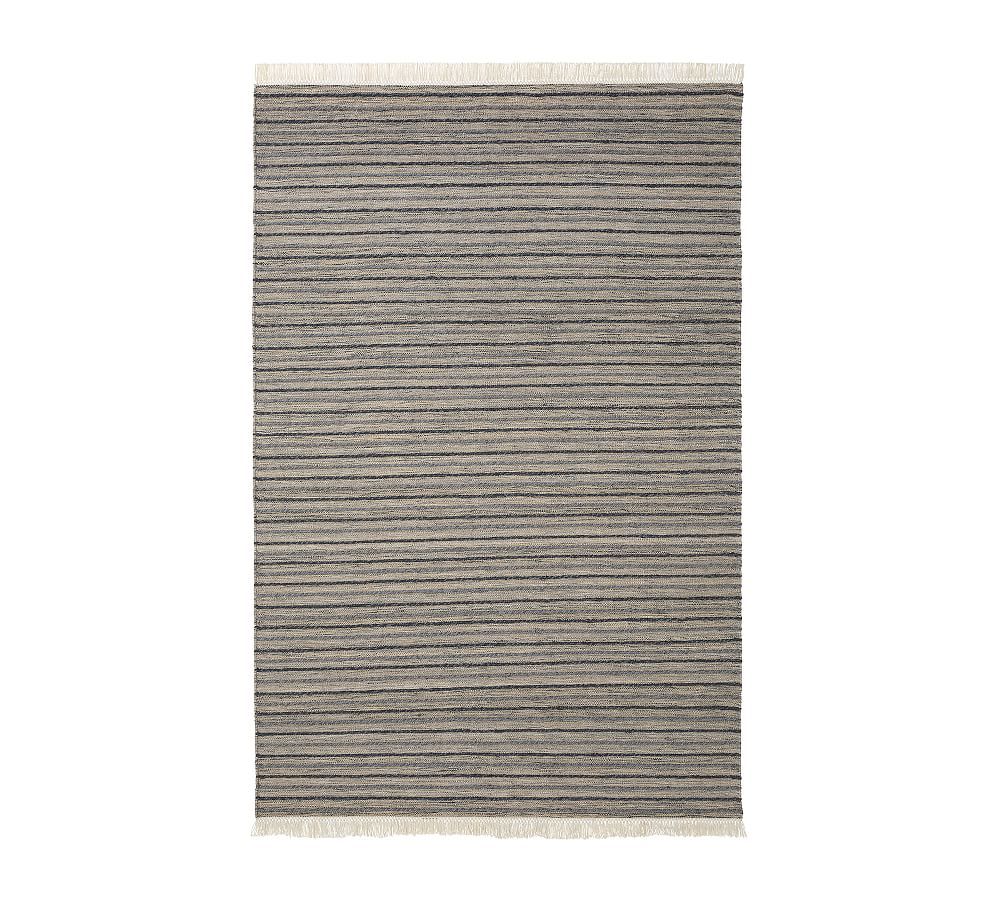 Seabrook Striped Outdoor Performance Rug | Pottery Barn (US)