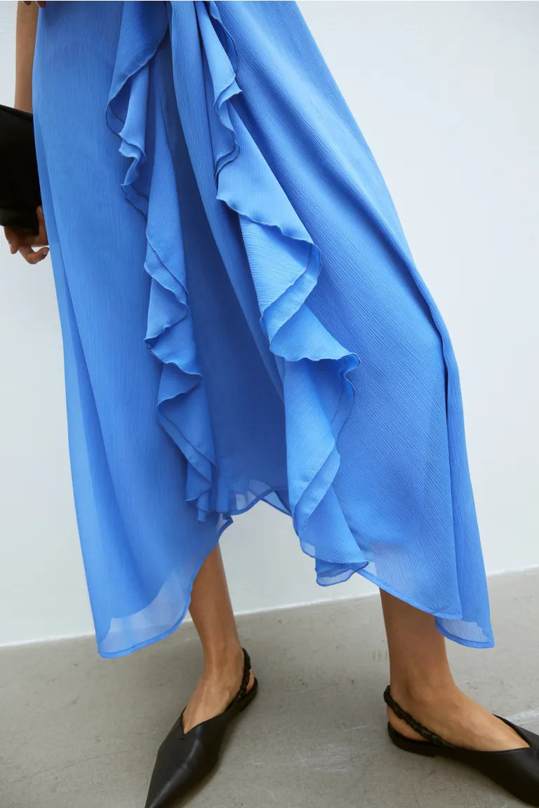 Flounced chiffon dress | H&M (UK, MY, IN, SG, PH, TW, HK)