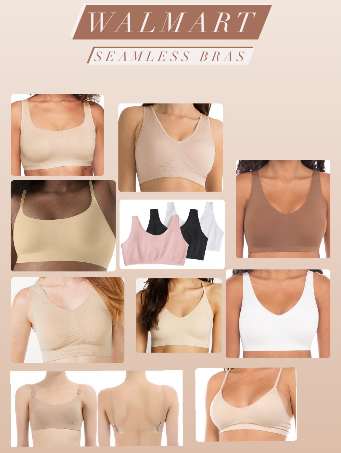 Walmart. Walmart Bras. Seamless Bras. Walmart Pullover Bras. Comfortable Bras. No Show Bras. No Bulge Bras. Sale. Holiday Sale. Gift Guide For Her  

#LTKHolidaySale #LTKsalealert #LTKGiftGuide