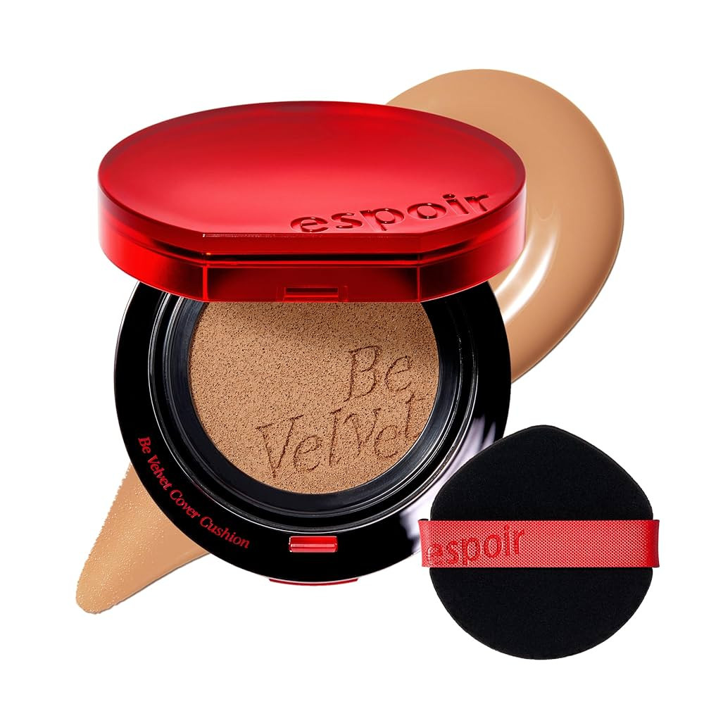espoir [NEW] Be Velvet Cushion Foundation | Quick and Easy Coverage with Long-lasting Color by Ze... | Amazon (US)