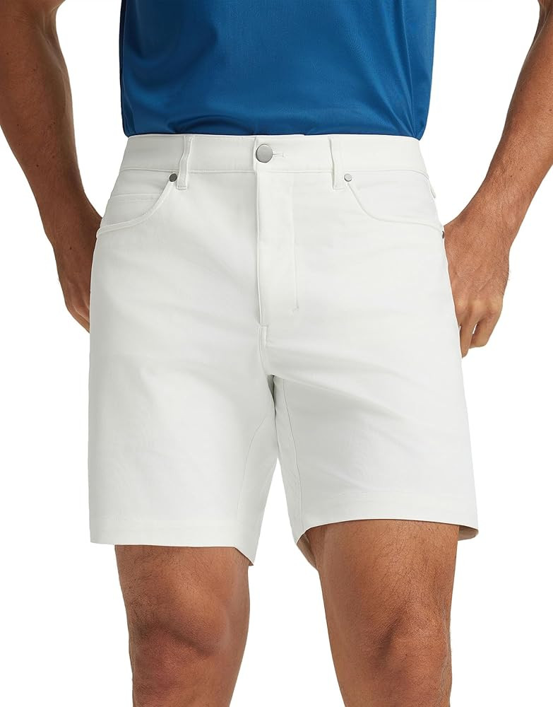 M MAELREG Golf Shorts Men 7" 9" Inseam Lightweight Quick Dry Stretch Flat Front Casual Moisture W... | Amazon (US)