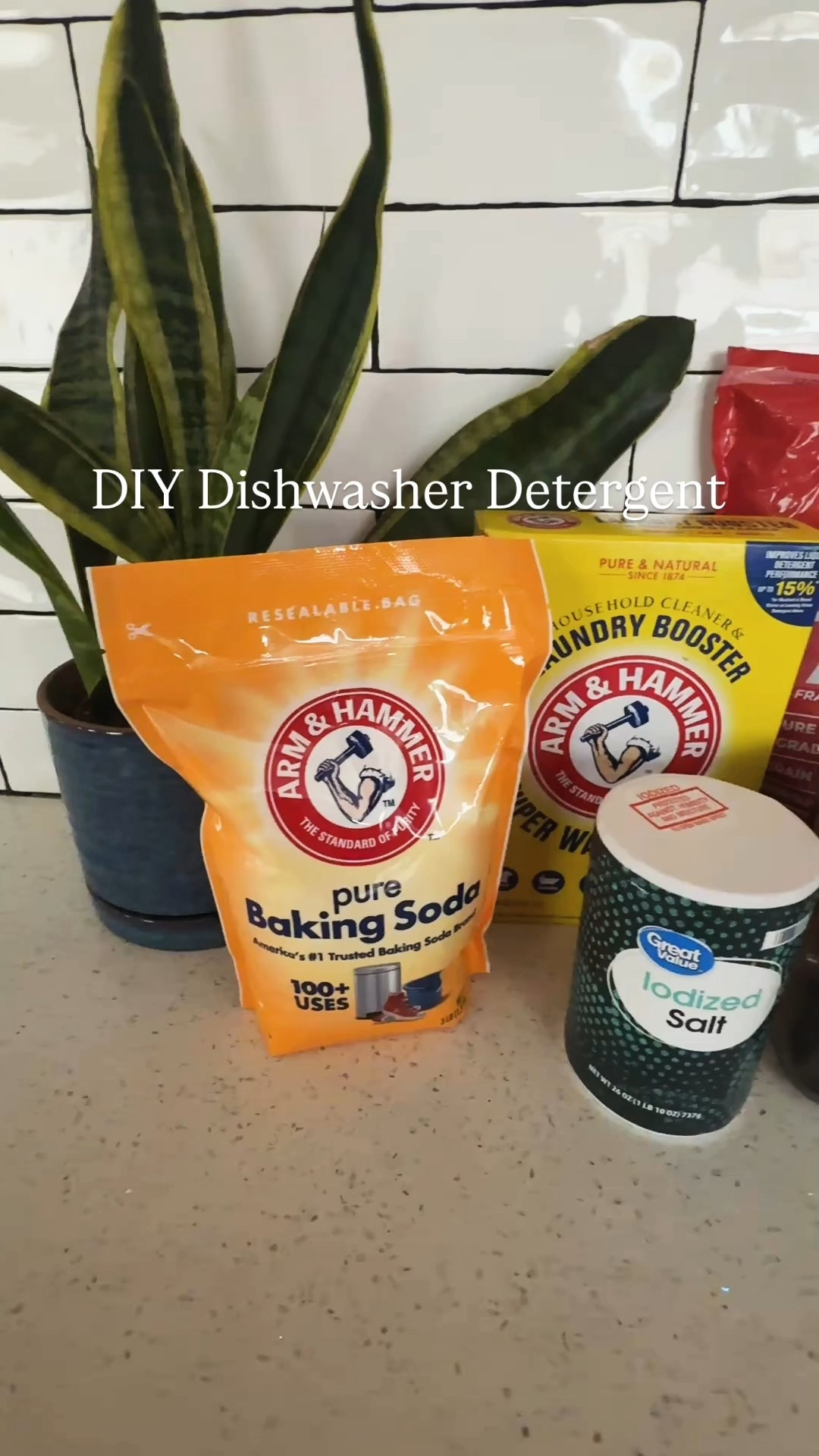 Crunchy friends 🫶🏻 here’s a simple way to make your own dishwasher detergent! Everything is linked in my @shop.ltk ! 

1c Super Washing Soda
1c Baking soda
1c Citric Acid
1/2c Table Salt
Air tight container 

Use one tablespoon per wash. #cruncy #diy 

#LTKHome #LTKActive