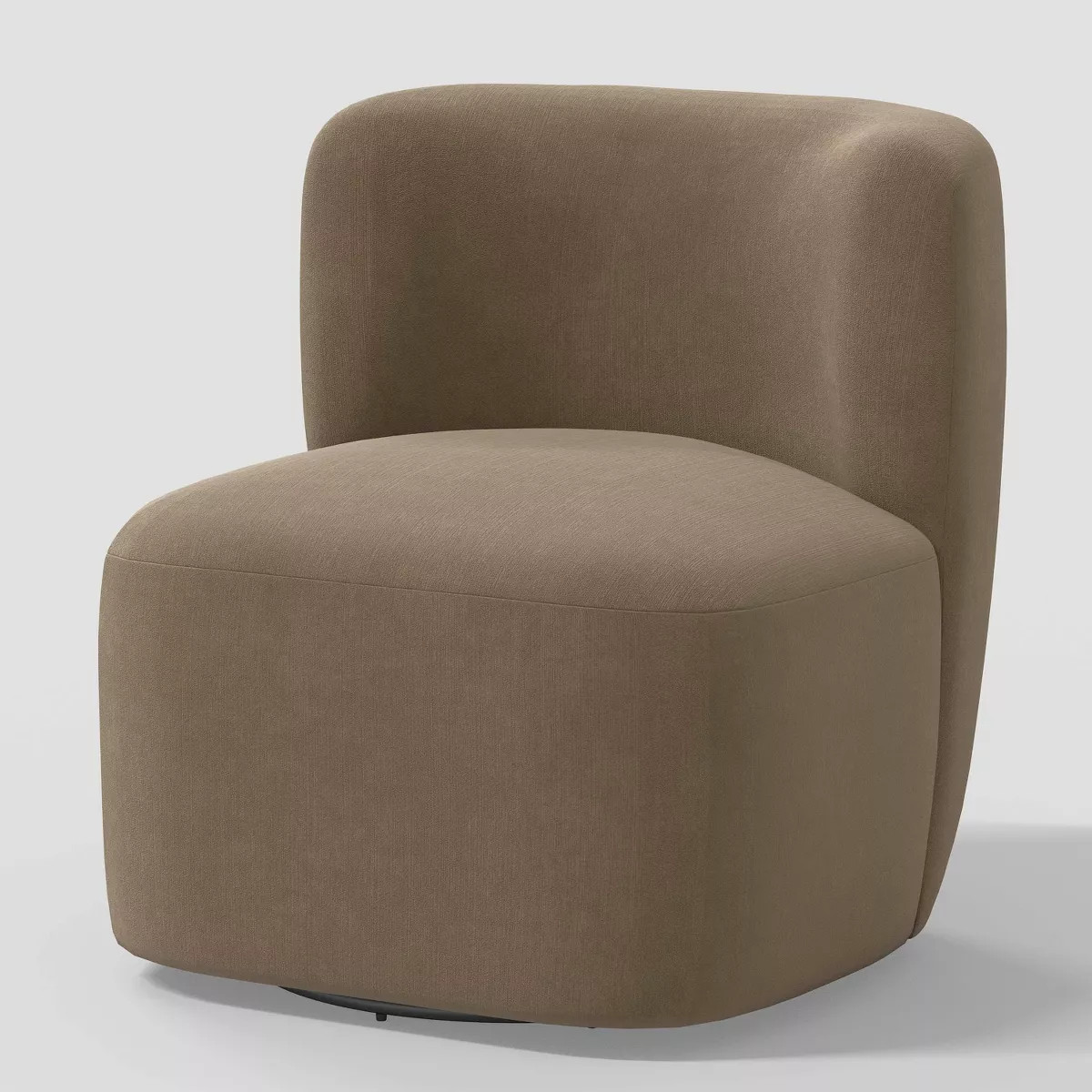 Hazel Swivel Accent Chair in Performance Velvet Walnut - Threshold™ | Target